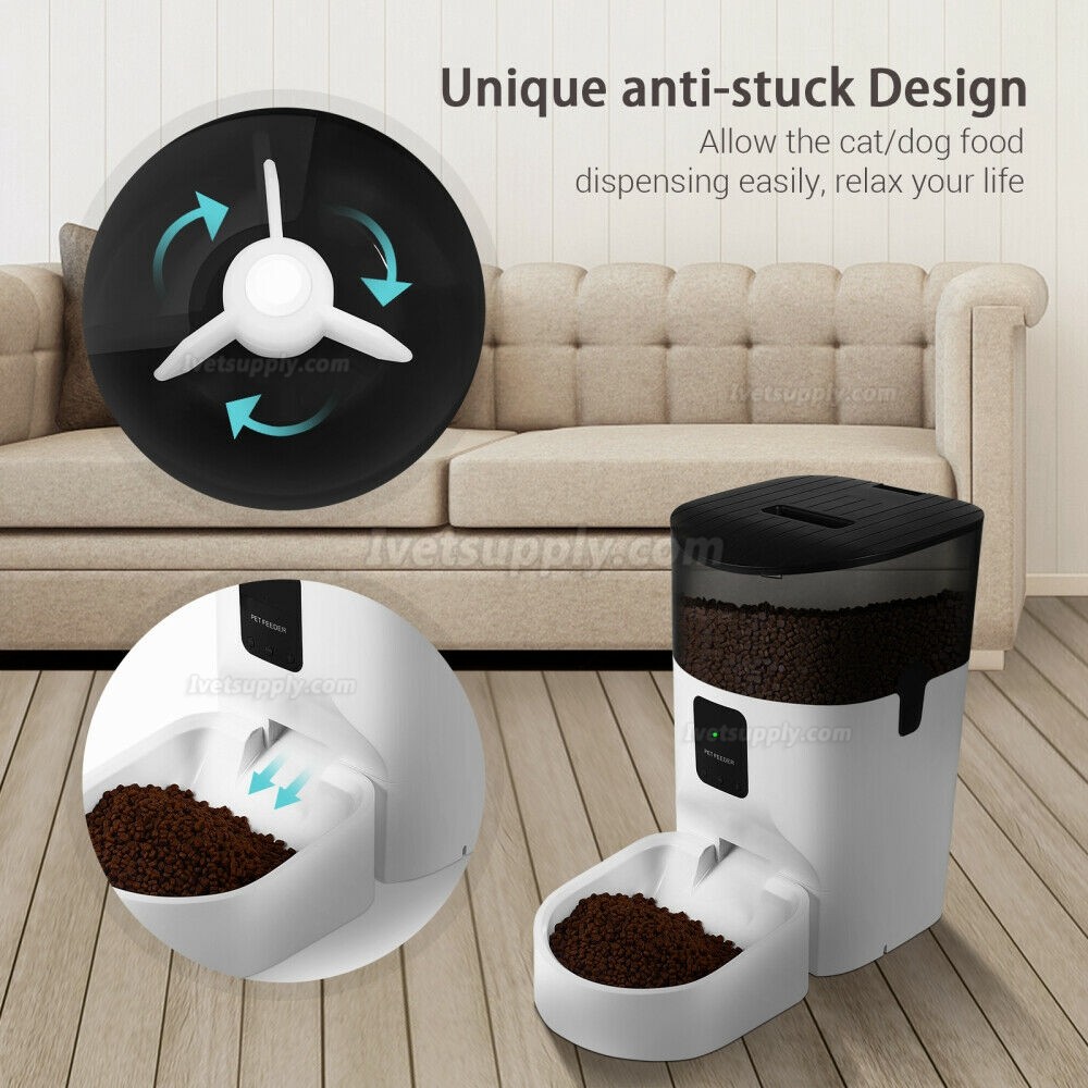 7L Automatic Cat Feeder - WiFi Enabled Pet Food Dispenser for Cat and Dog Auto